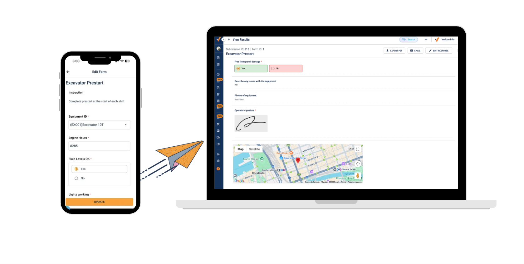 mobile first and field ready forms in varicon